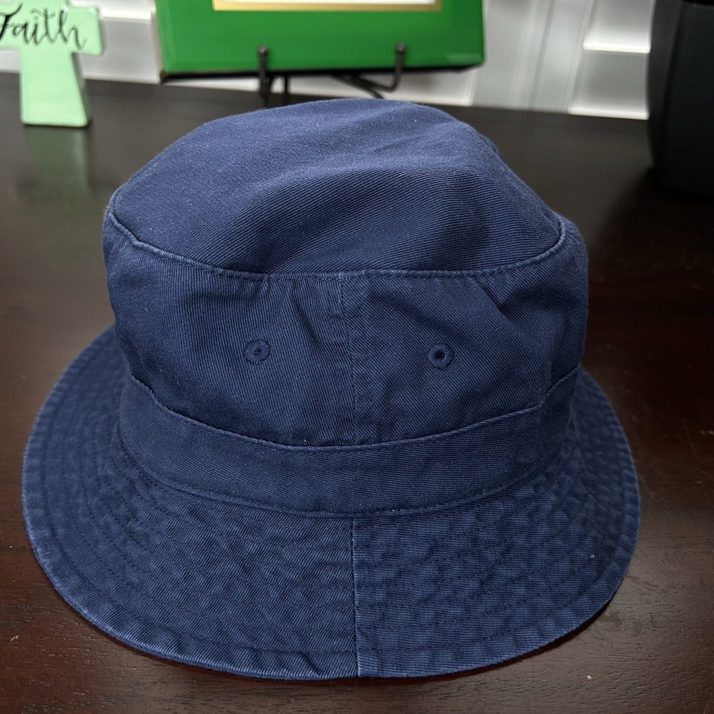 Polo Ralph Lauren Men's S/M Navy Blue Polo Bear Bucket Hat Embroidered - Picture 3 of 5